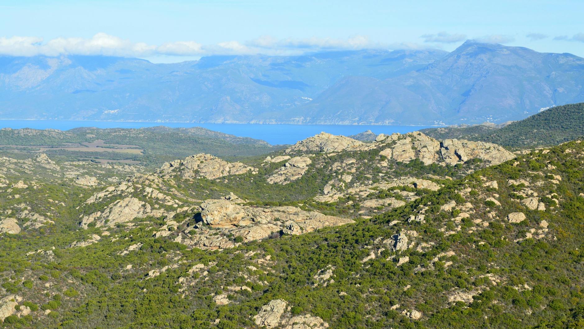 scenic landscape view of santo pietro di tenda